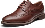 Women Classic Oxfords Lace Up Business Formal Wingtip Brogue Dress Shoes